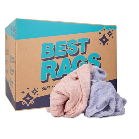 Monarch Shop Towel Size Terry Wipers - COLORED50 lb box N-C60-50